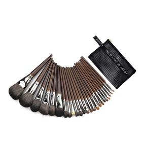 Makeup Brushes Set Foundation Blending Brush Face Powder Blush Concealers Eye Shadows Make Up Brushes Kit with Bag - 24pcs (Type: Makeup brushes 24pcs+ grid bag)