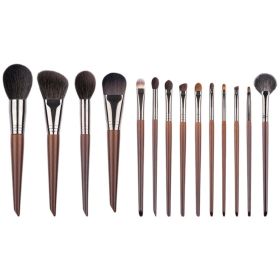Makeup Brushes Set Foundation Blending Brush Face Powder Blush Concealers Eye Shadows Make Up Brushes Kit with Bag - 24pcs (Type: Makeup brushes 14pcs)
