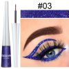 16 Color Glitter Liquid Eyeliner Set Colorful Waterproof Long Lasting Eyeliner