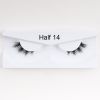 1Pair Mink Half Lashes Soft Thick Eye End Lengthening Faux Eyelashes Natural Long Handmade Eyelash Cross Curl 3D Lash For Makeup
