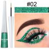 16 Color Glitter Liquid Eyeliner Set Colorful Waterproof Long Lasting Eyeliner